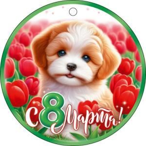 Бирка «С 8 Марта!!»