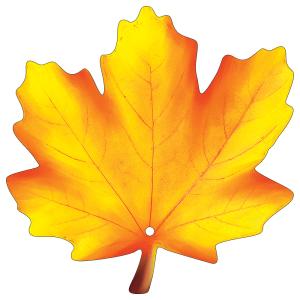 Украшение на скотче "Кленовый лист"