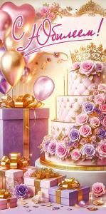 Конверт для денег «С Юбилеем!»