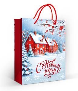 Пакет подарочный (M) «Зимняя сказка»