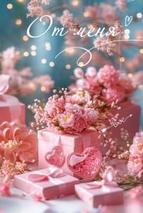 Открытка «От меня. Love»