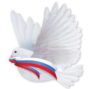 Украшение на скотче «Голубь»