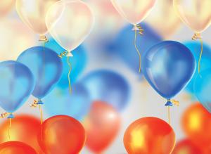 Конверт для подарочного сертификата без надписи (шарики)