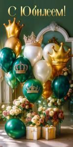 Конверт для денег «С Юбилеем»