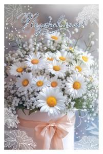 Открытка «Поздравляю!»