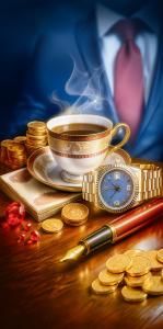 Конверт для денег без надписи (деловой стиль)