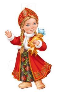 Плакат «Девочка с самоваром»