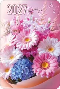 Календарь карманный на 2027 год (герберы и гортензии)