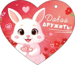 Открытка «Давай дружить!»
