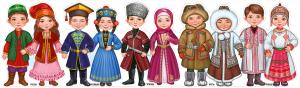Плакат-стойка "Народы России" (№2)