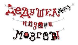 Гирлянда «Дедушка Мороз, подари мозгов!»