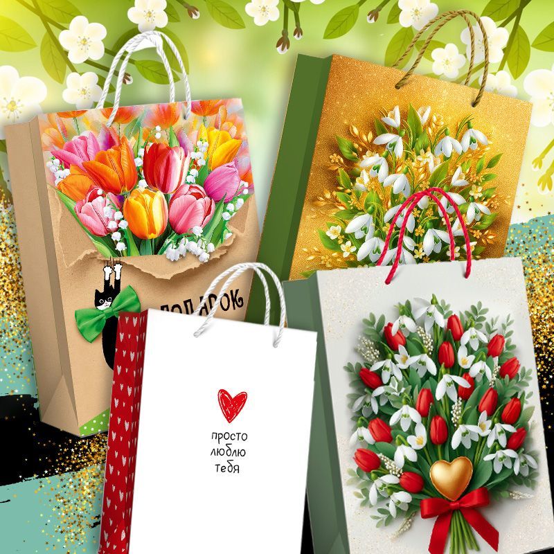 Подарочные пакеты