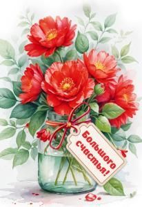 Бирка двойная «Большого счастья!»