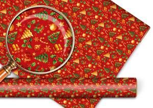 Упаковочная бумага «Новогодние украшения»