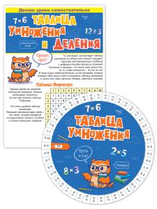 Набор «Шпаргалка и буклет »Таблица умножения/таблица деления«