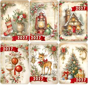 Микс календарей карманных на 2027 год "Новогоднее настроение"