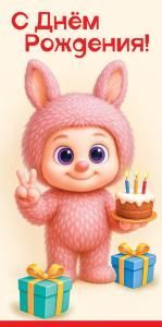 Конверт для денег «С Днём Рождения!»