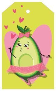 Бирка для подарка «Авокадо»